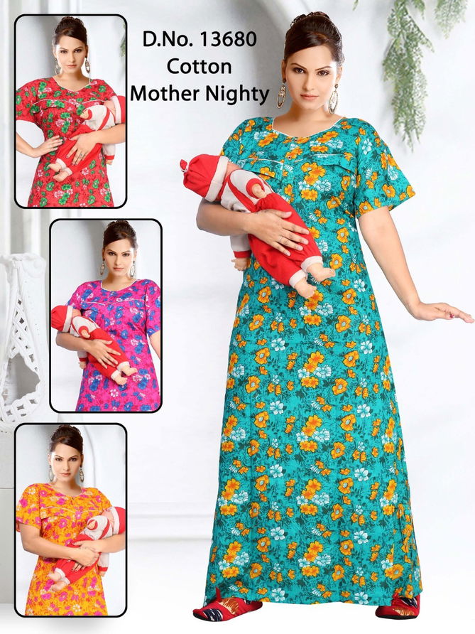 Seven Cross Mother Feeding Nighty Western Catalog